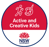Active Kids and
                    Creative Kids Logo